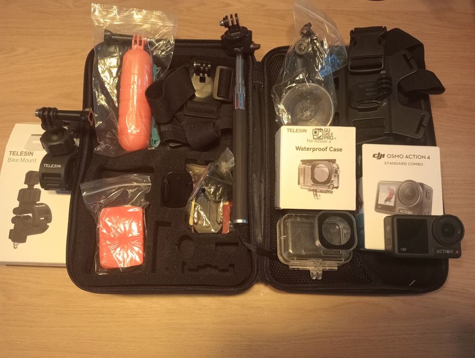 Djii Osmo action 4 com muitos acessórios