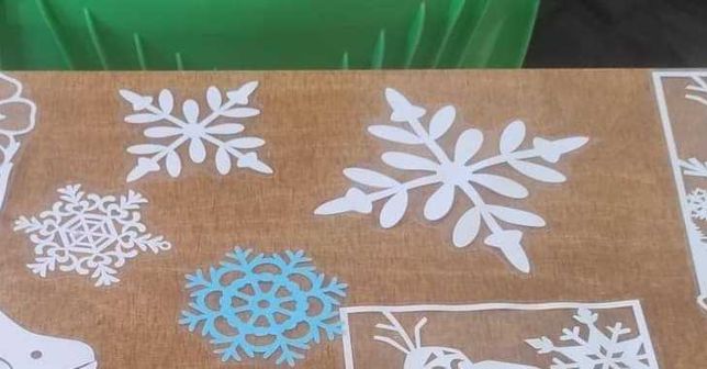 Śnieżynki, dekoracje z papieru