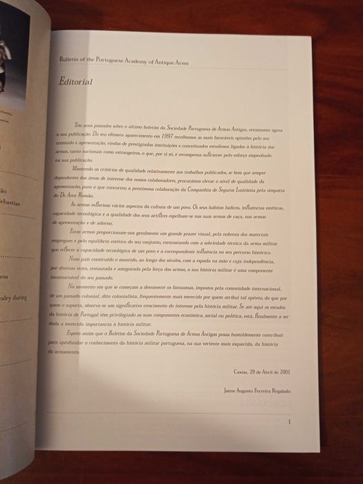 Boletim da Sociedade Portuguesa de Armas Antigas, Nº 2