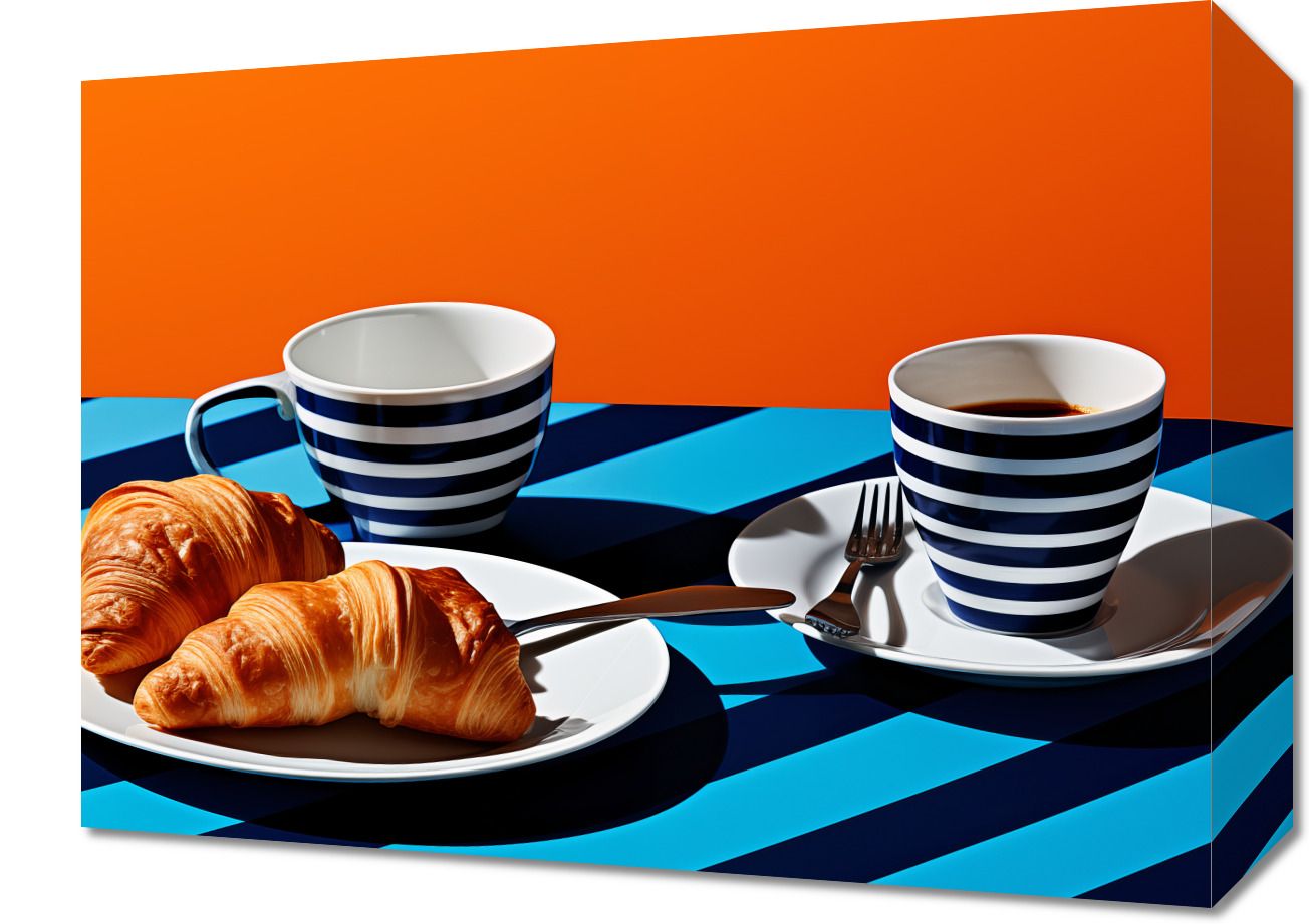 Obraz 40x30cm Croissanty