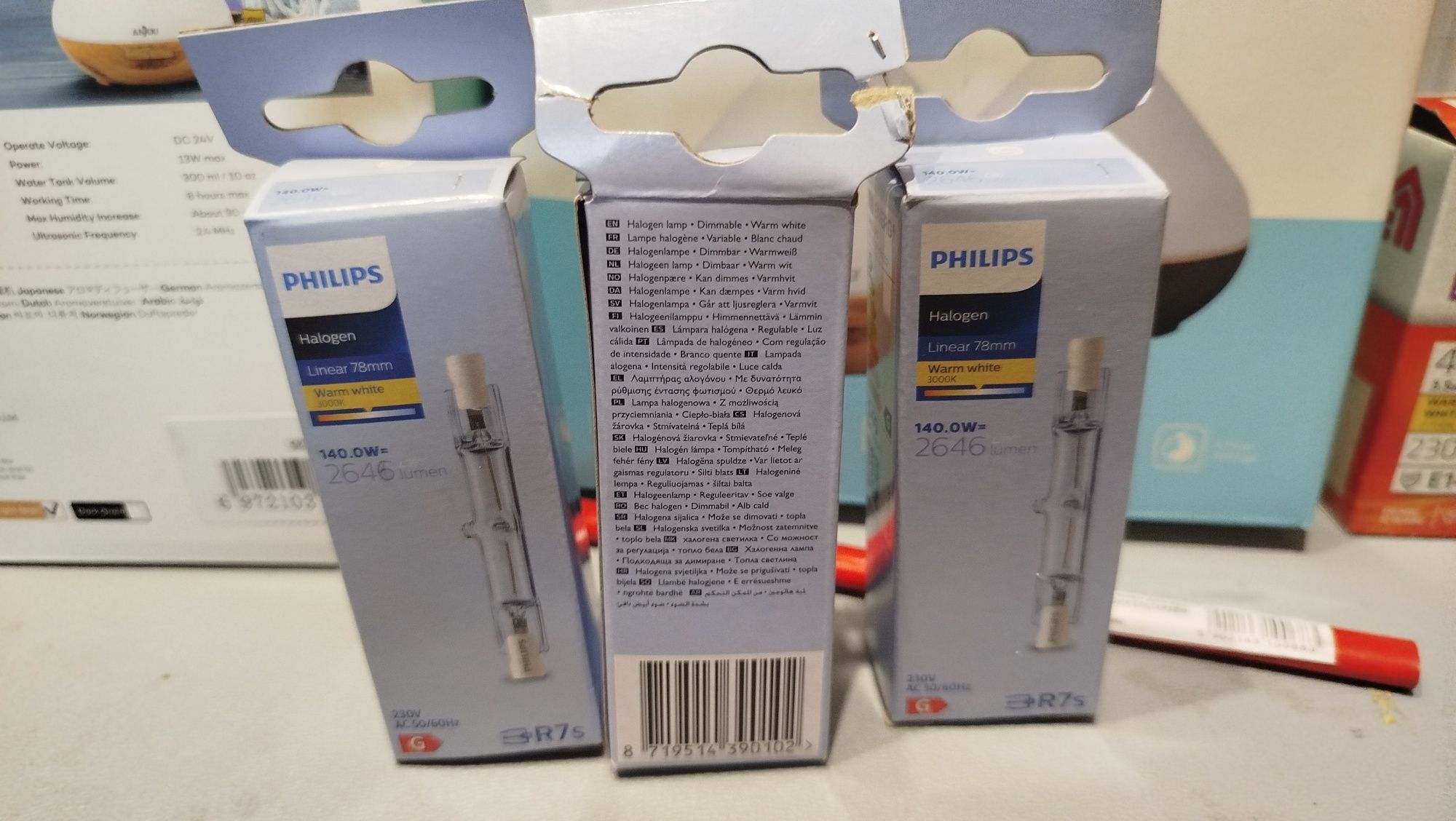 Żarówka halogenowa Philips HALOGEN Linear 3 sztuki