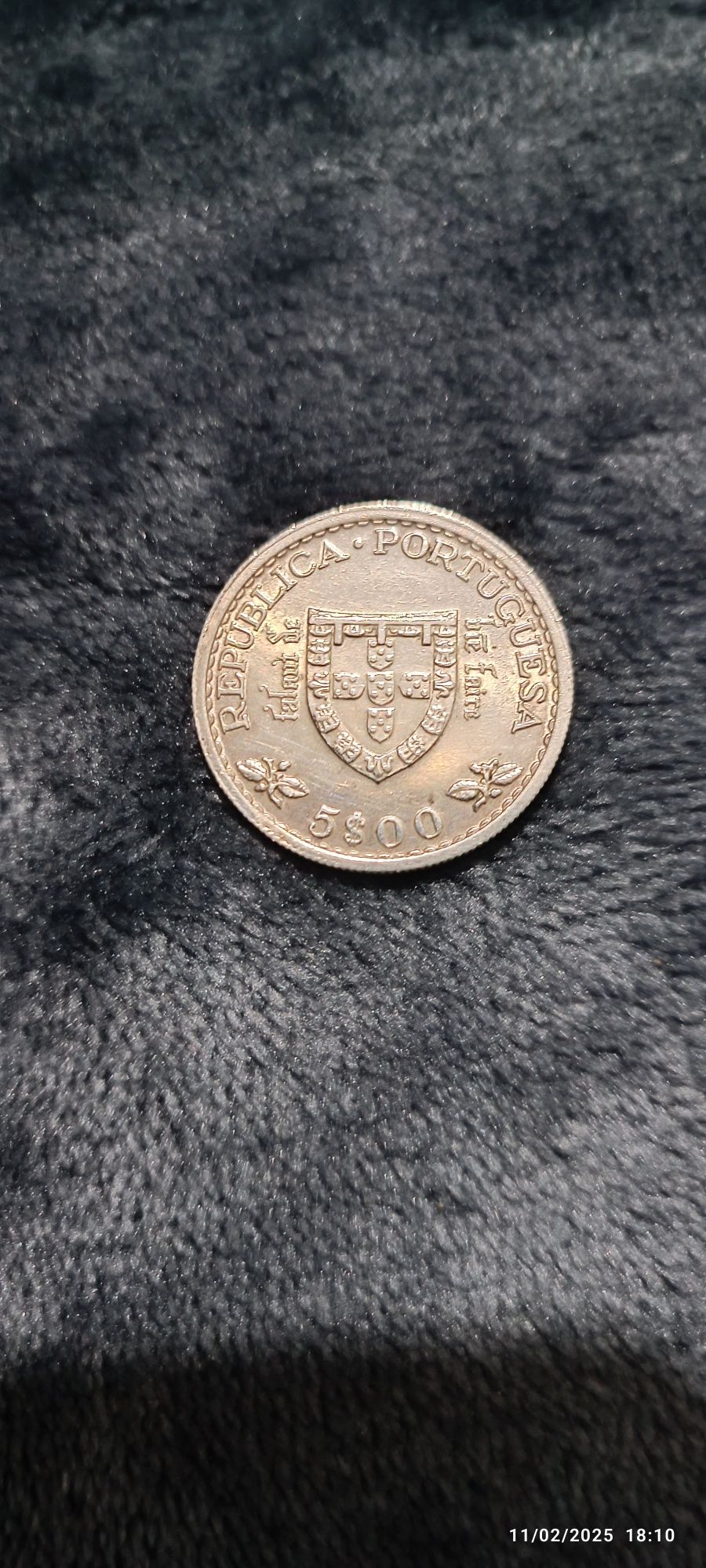 Cinco Escudos Prata Infante D. Enrique 1960
