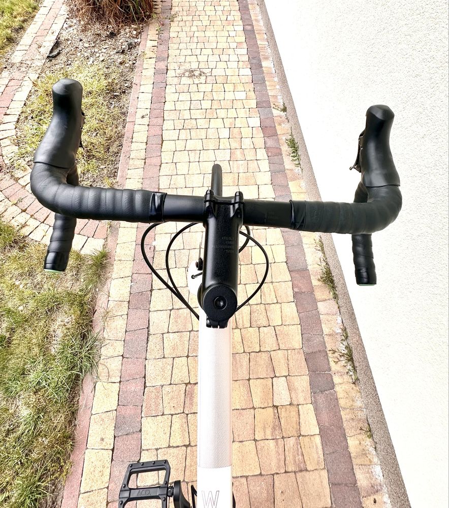 Gravel Cube NUROAD WS rama L Shimano GRX Biały mat JAK NOWY !!!