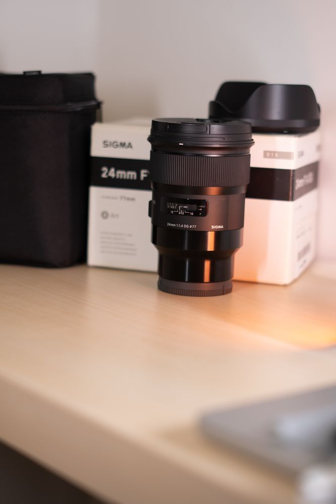 Lente Sigma Art 24mm 1.4 sony