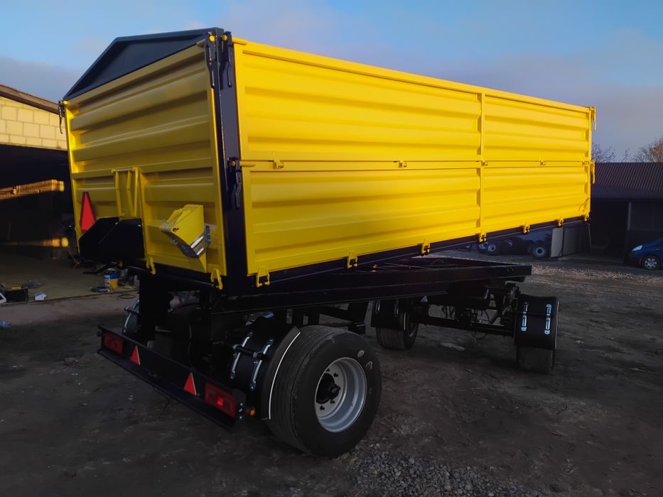 Przyczepa rolnicza 12 ton 3 strony zarejestrowana
