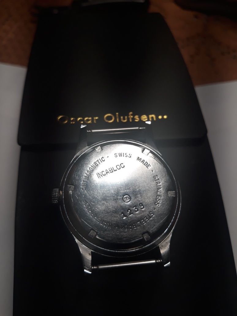 Zegarek męski mech.PALLAS 17j.Swiss 34mm.sprawny.