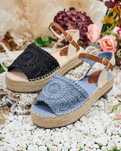 2 KOLORY 36 37 38 espadryle 39 40 41 sandały z haftem na platformie