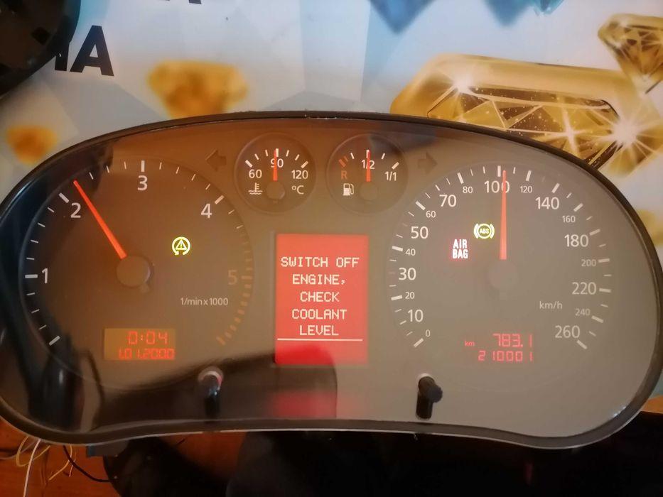 Licznik Audi A3 99-03 wiązka manetka ZESTAW FIS Jaeger na VDO