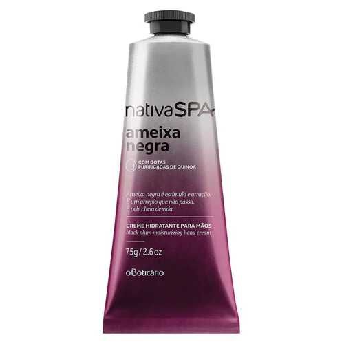 CREME DE MÃOS NATIVA SPA AMEIXA NEGRA, 75GR