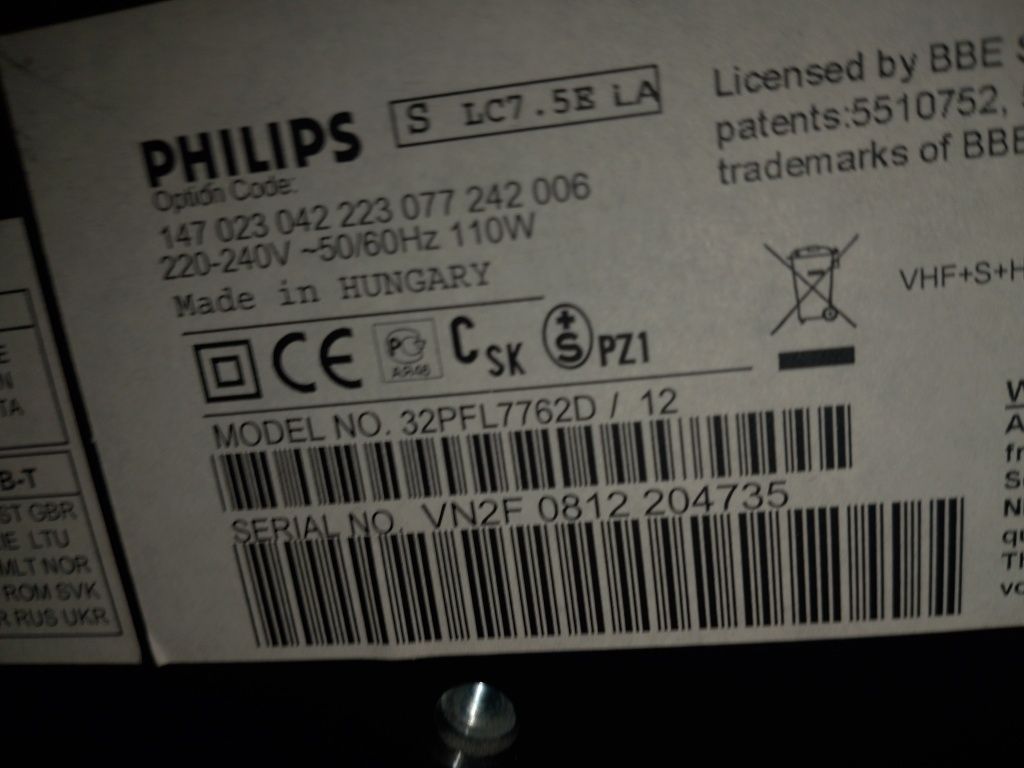 Telewizor Philips 32 cale PFL7762D