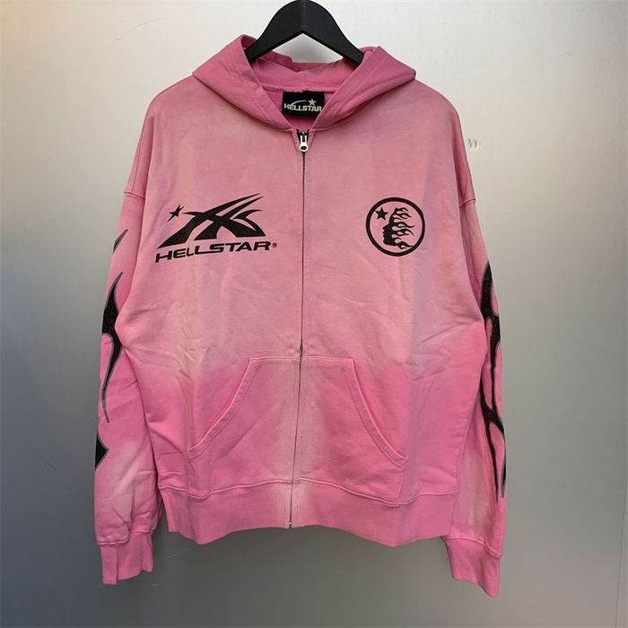 Hellstar zip hoodie x Complex Sports Flame / зіп худі Хелстар зіпка