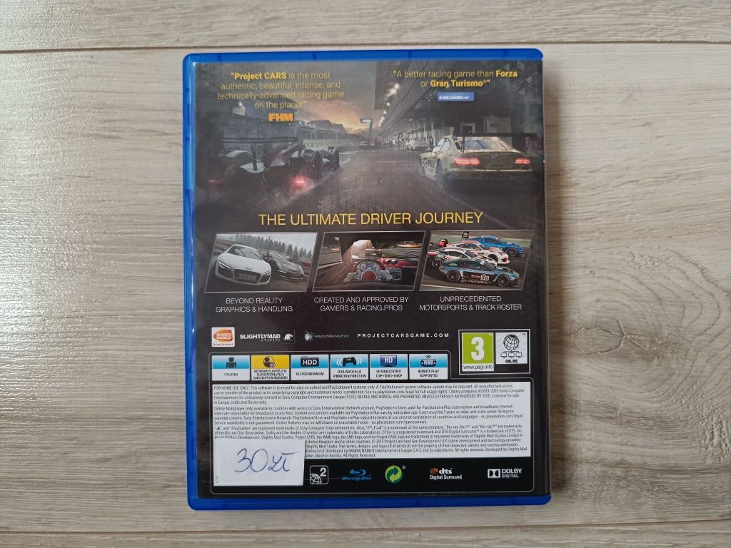 Gra PS4 - Project Cars