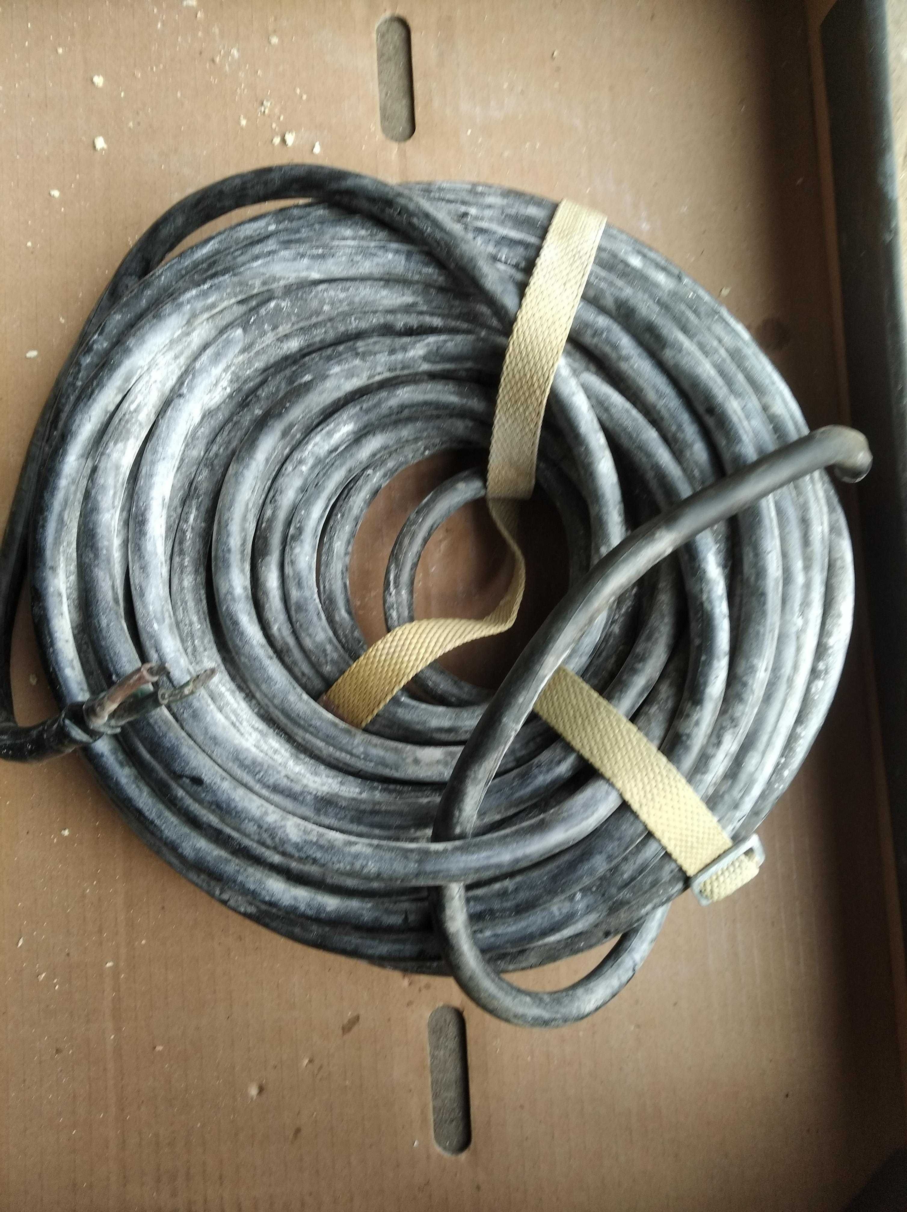 Kabel przewód okrągły linka 3x2,5 mm 25m używany