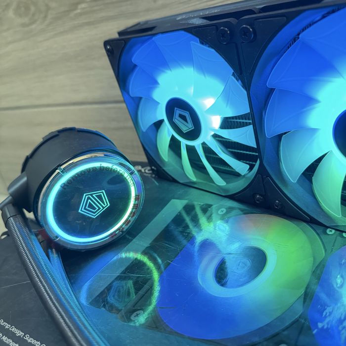 Водянка ID Cooling 360mm водяне охолодження, кулер