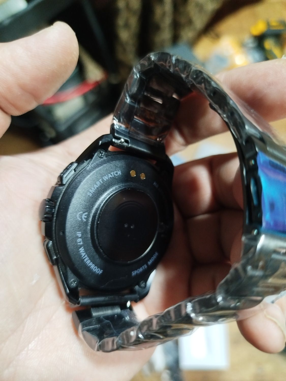 Тактические смарт часы GPS. IP68. COMPASS. Стальной корпус