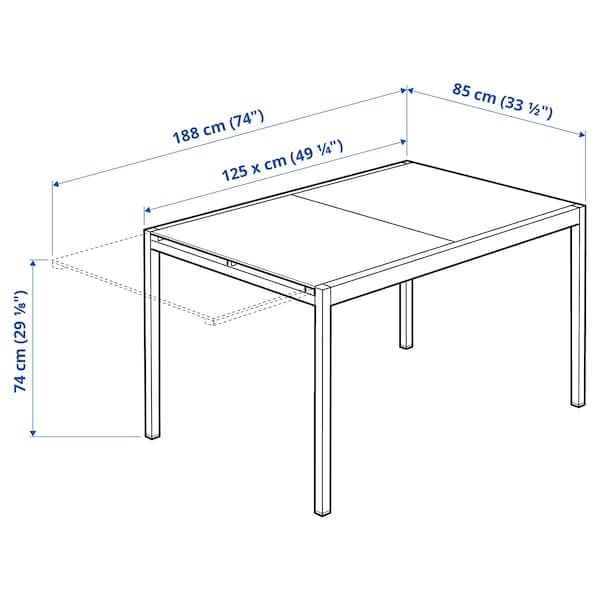 Mesa vidro Glivarp IKEA