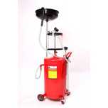 Aspirador de óleo 80L com visor e aparadeira