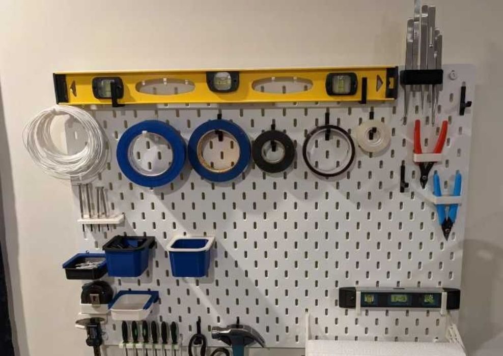 Akcesoria Uchwyty Wieszaki IKEA SKÅDIS SKADIS Tablica Perforowana 3D