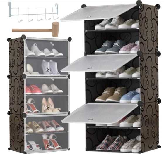 Półka na Buty Regał Szafka Organizer 3Moduły 6 Półek