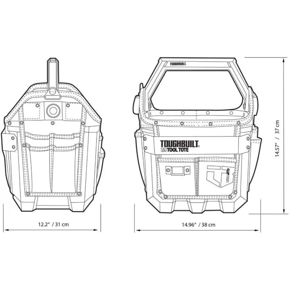 Сумка для інструментів ToughBuilt TB-CT-82-12
