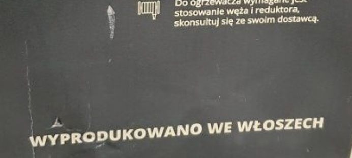 Piec gazowy Camila3100 z katalizatorem zabezpieczeniem i miernikiem