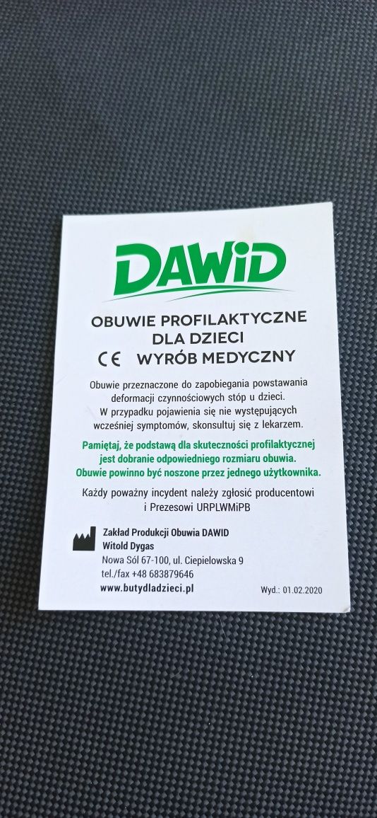 Obuwie ortopedyczne Dawid rozm. 31 , jak nowe
