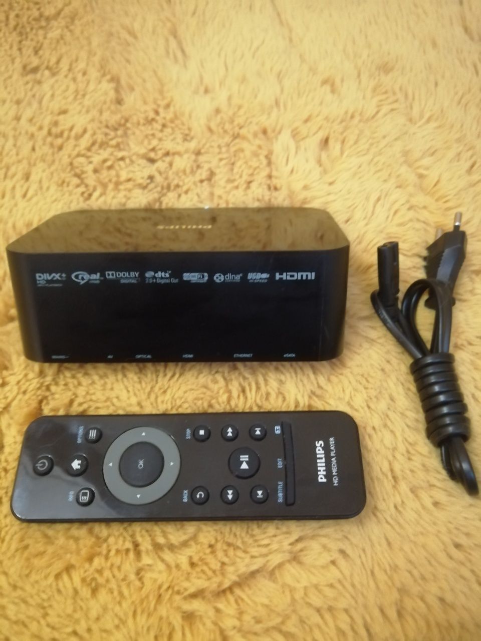 Odtwarzacz multimedialny Philips HMP5000/12 Wi-Fi, DLNA, Dolby Digital