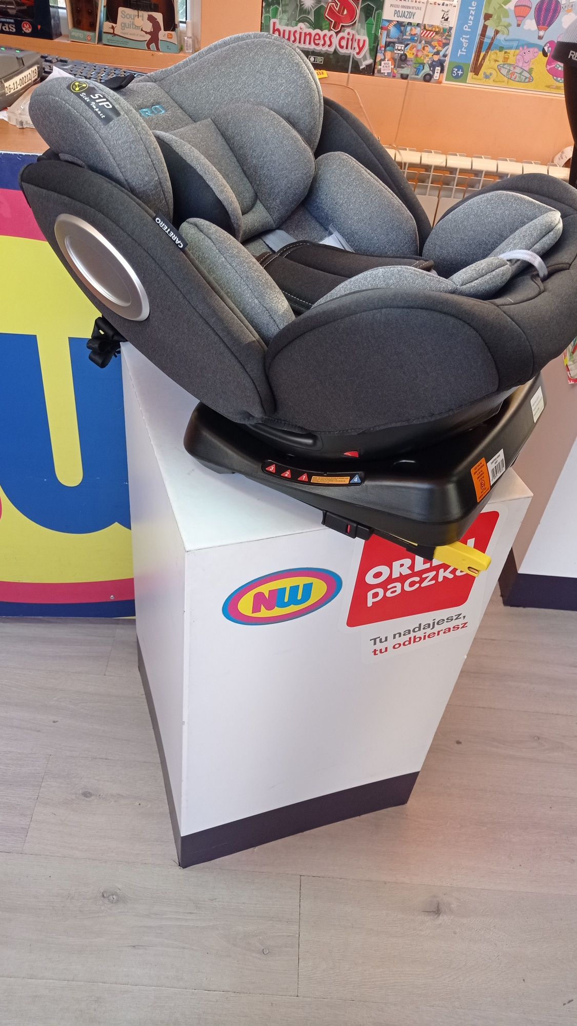 Nowy obrotowy 360 stopni fotelik ISOFIX