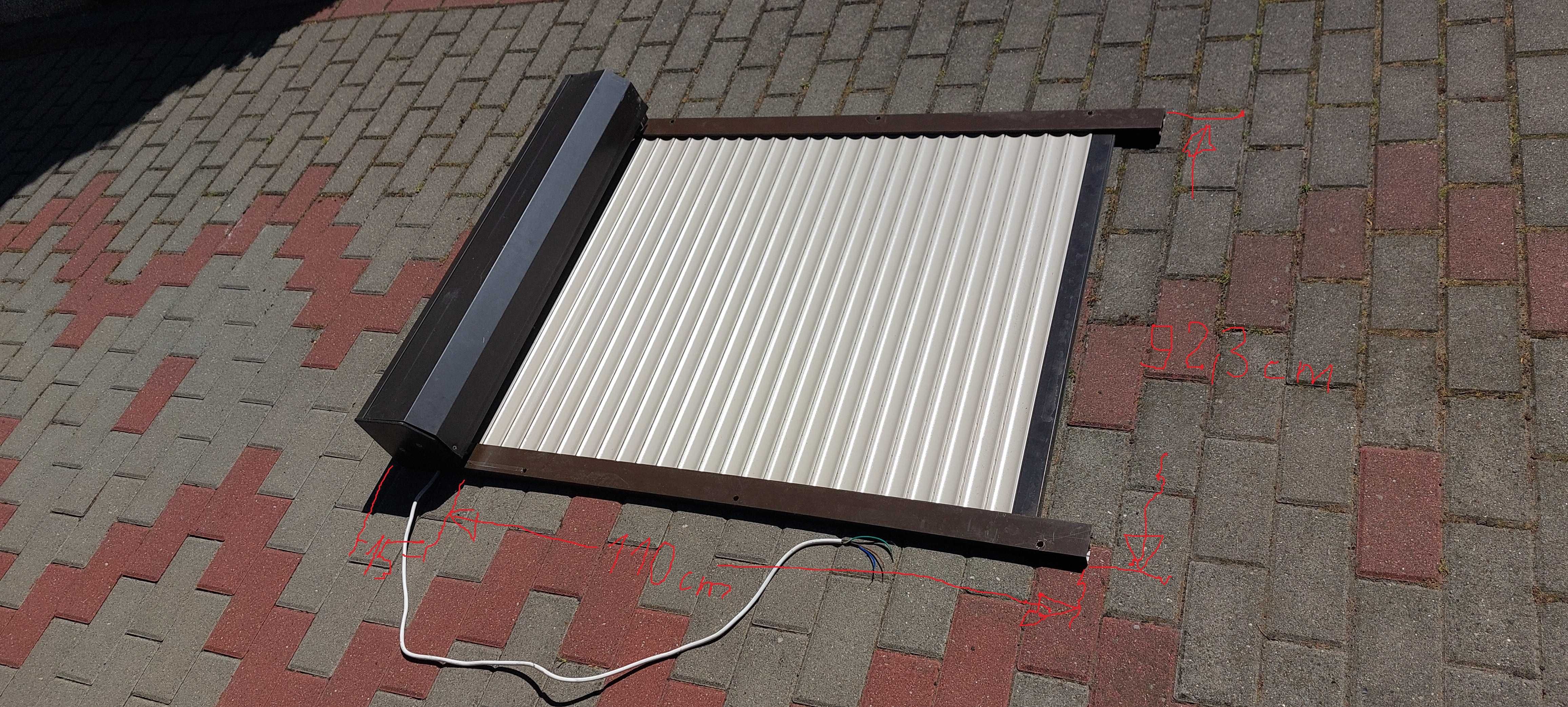 Roleta zewnętrzna elektryczna 92 x 125