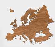 Drewniana mapa Europy