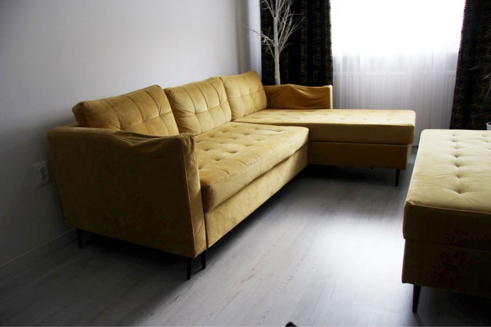 Narożnik z funkcja spania