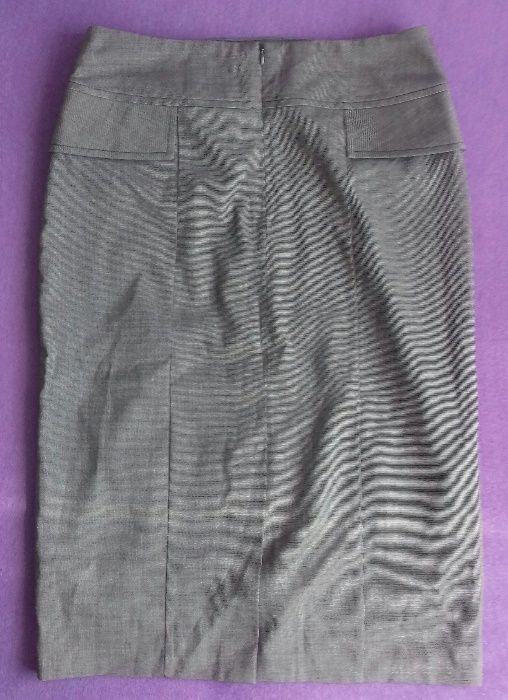 DOROTHY PERKINS szara spódnica za kolano r.38/10
