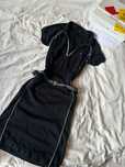 Sukienka granatowa Tommy Hilfiger rozmiar M tenisowa old money vintage