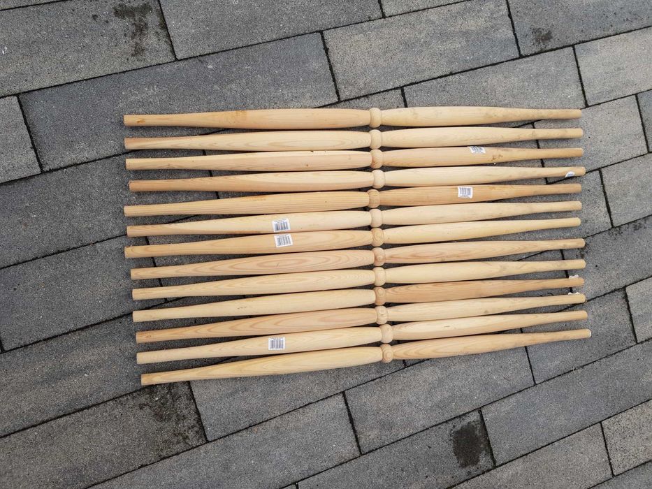 Tralka łezka sosna 950x38x38 -  13 sztuk