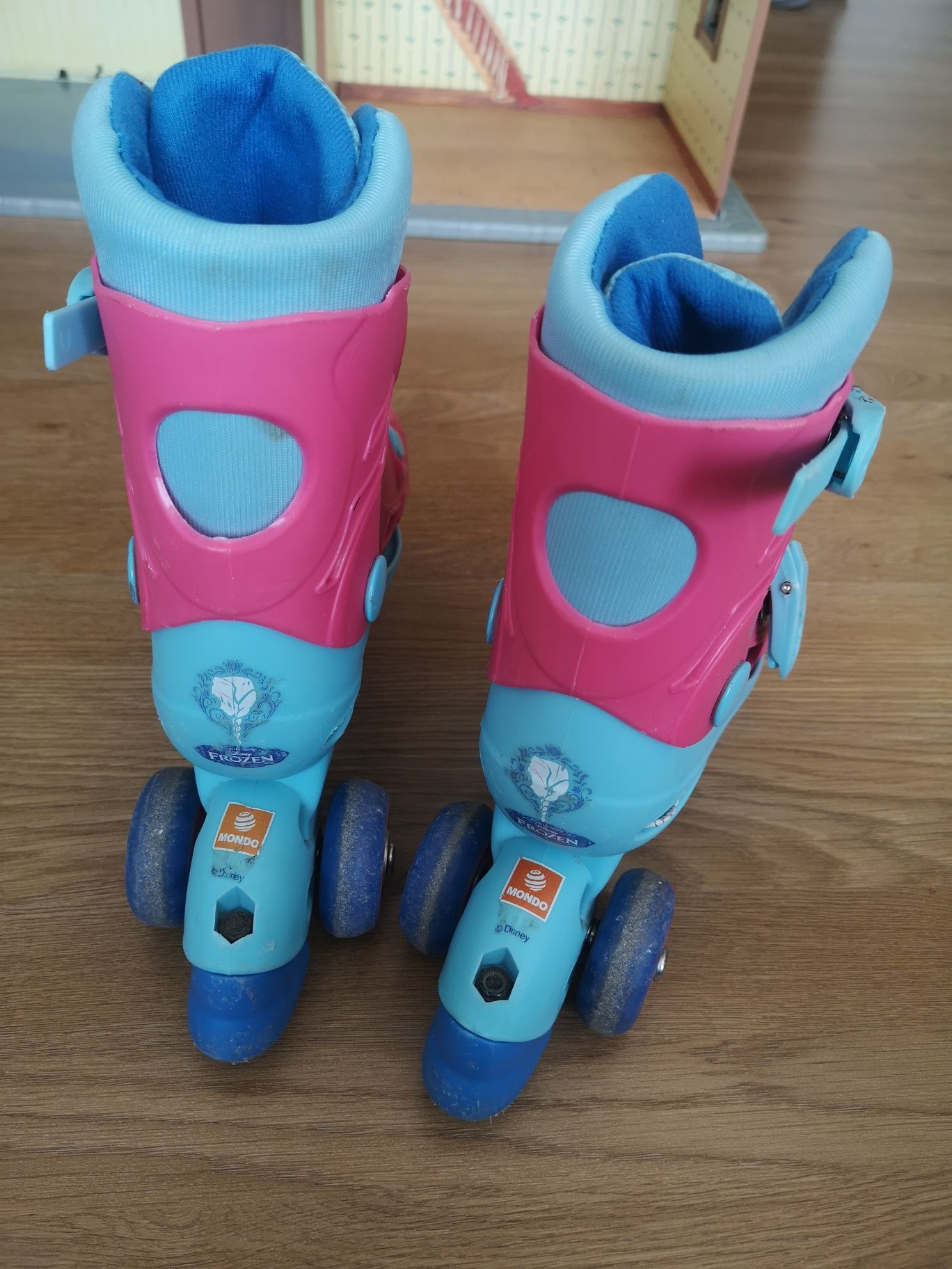 Patins 3 rodas, em linha, disney frozen