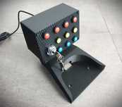 Button Box - mocowanie do Logitech Shifter - Stacyjka i przyciski.