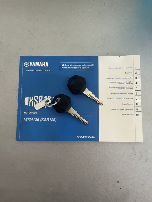 Yamaha XSR 125 / 2023 na garantia