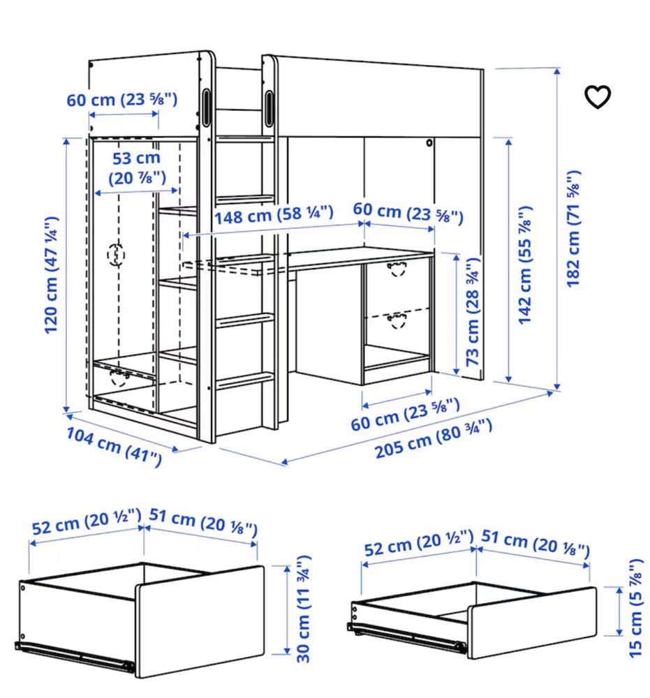 cama alta para criança