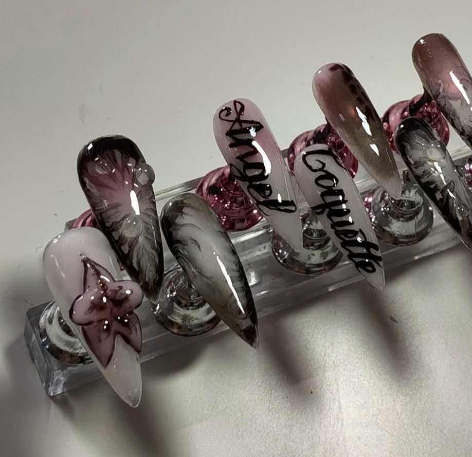 Zestaw Paznokci press-on handmade