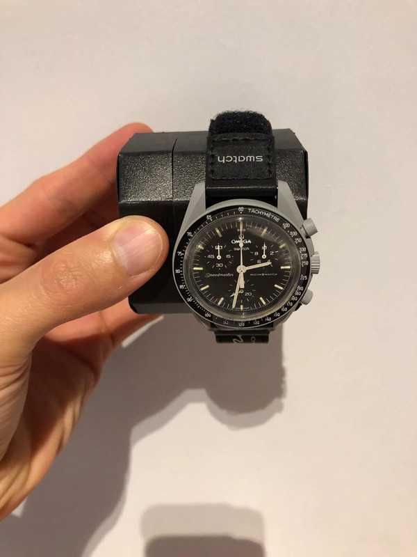 Omega x Swatch Misja do Księżyca: Czarny Styl dla Górskich Przygód