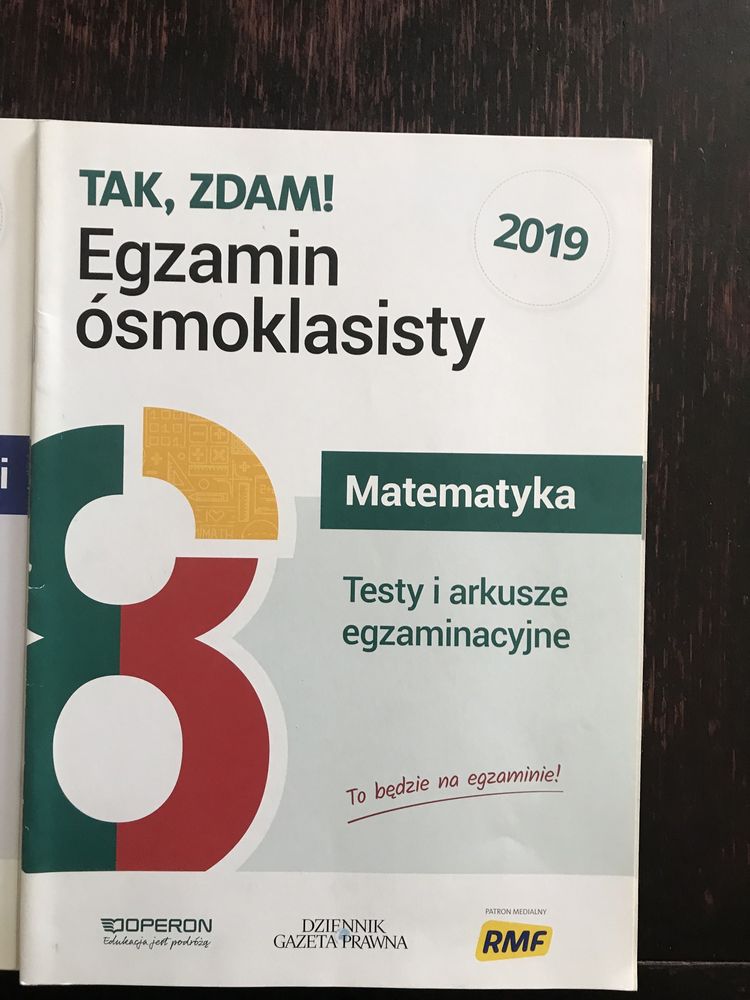 Teraz egzamin ósmoklasisty polski+arkusze jęz. angielski i matematyka