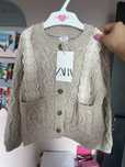 Sweter Zara nowy 116 z koronką