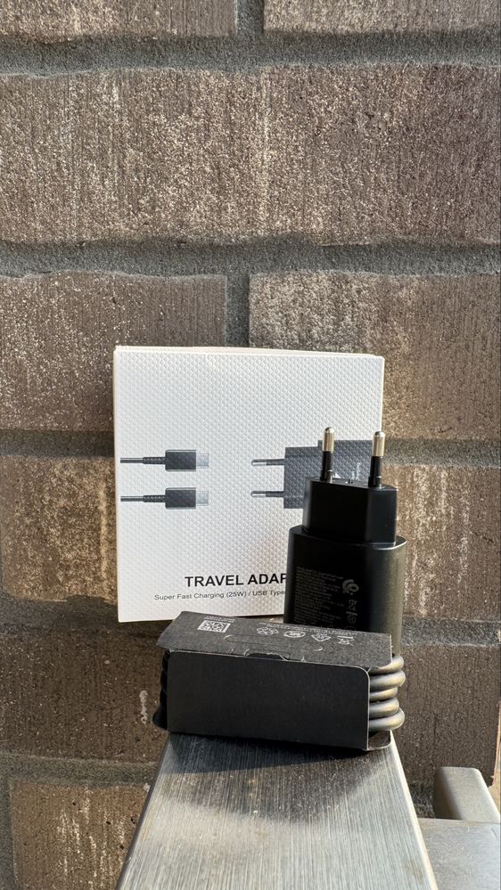 Zestaw Ładowarka 25W + Kabel Usb-C USB-C 1 M Black