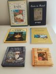 Livros miniaturas ilustrados lote de 6