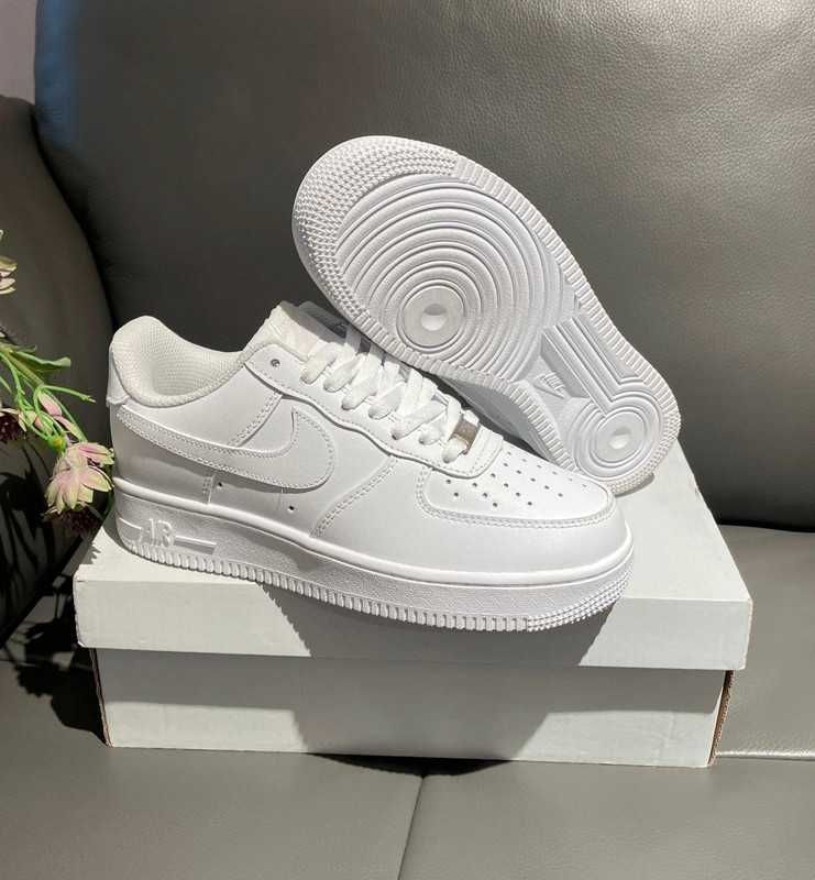 Buty Nike Air Force 1 Biały Damskie i Meskie Rozmiar.41