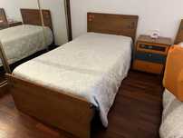 Cama solteiro e colchão