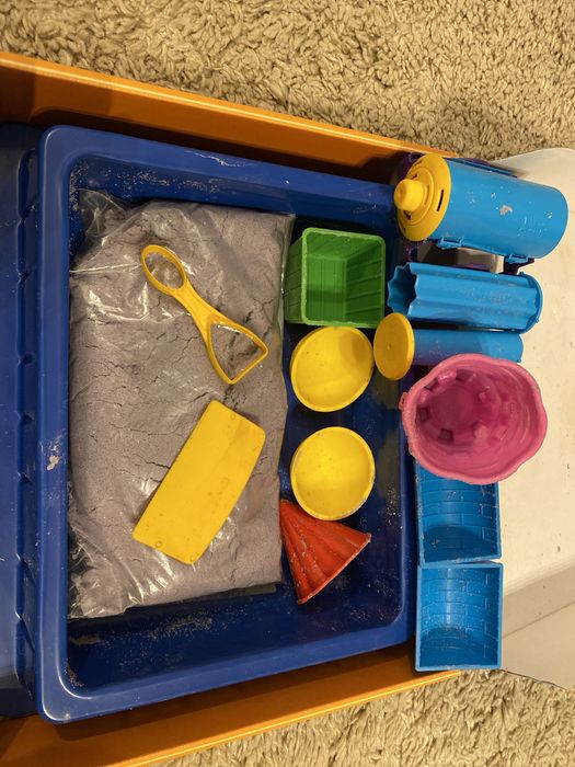 Brinquedo Areia Cinética ou Areia Mágica