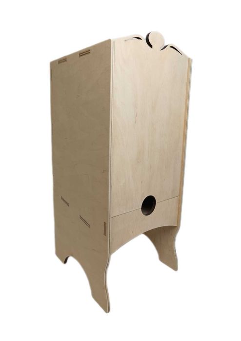 Skrzynka pudełko na sok 5l drewniane