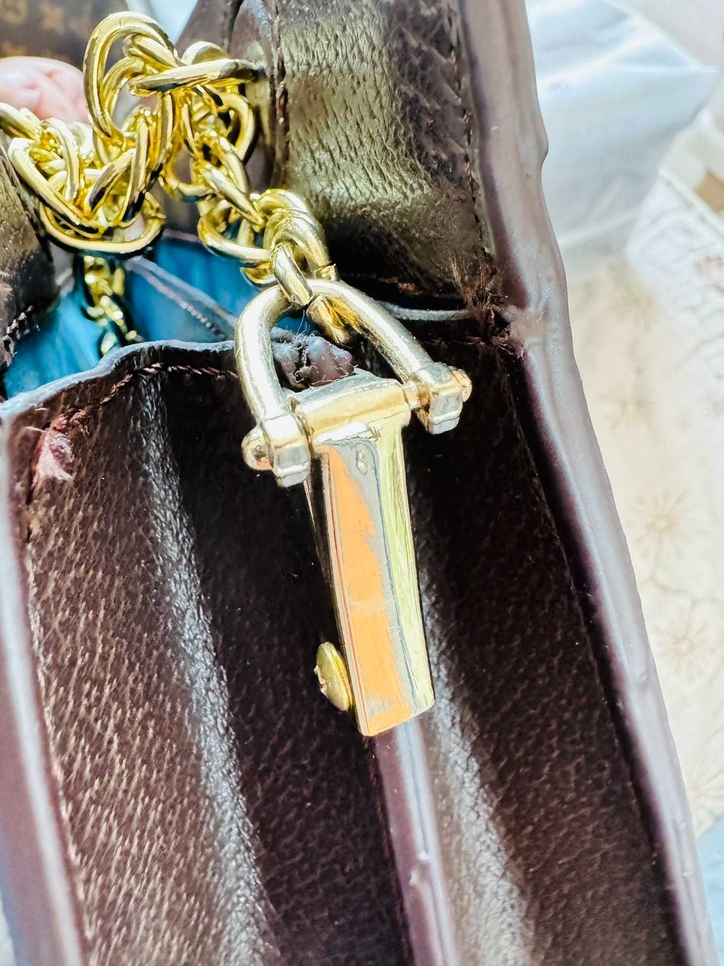 Torebka Gucci Ophidia z monogramem i łańcuszkiem