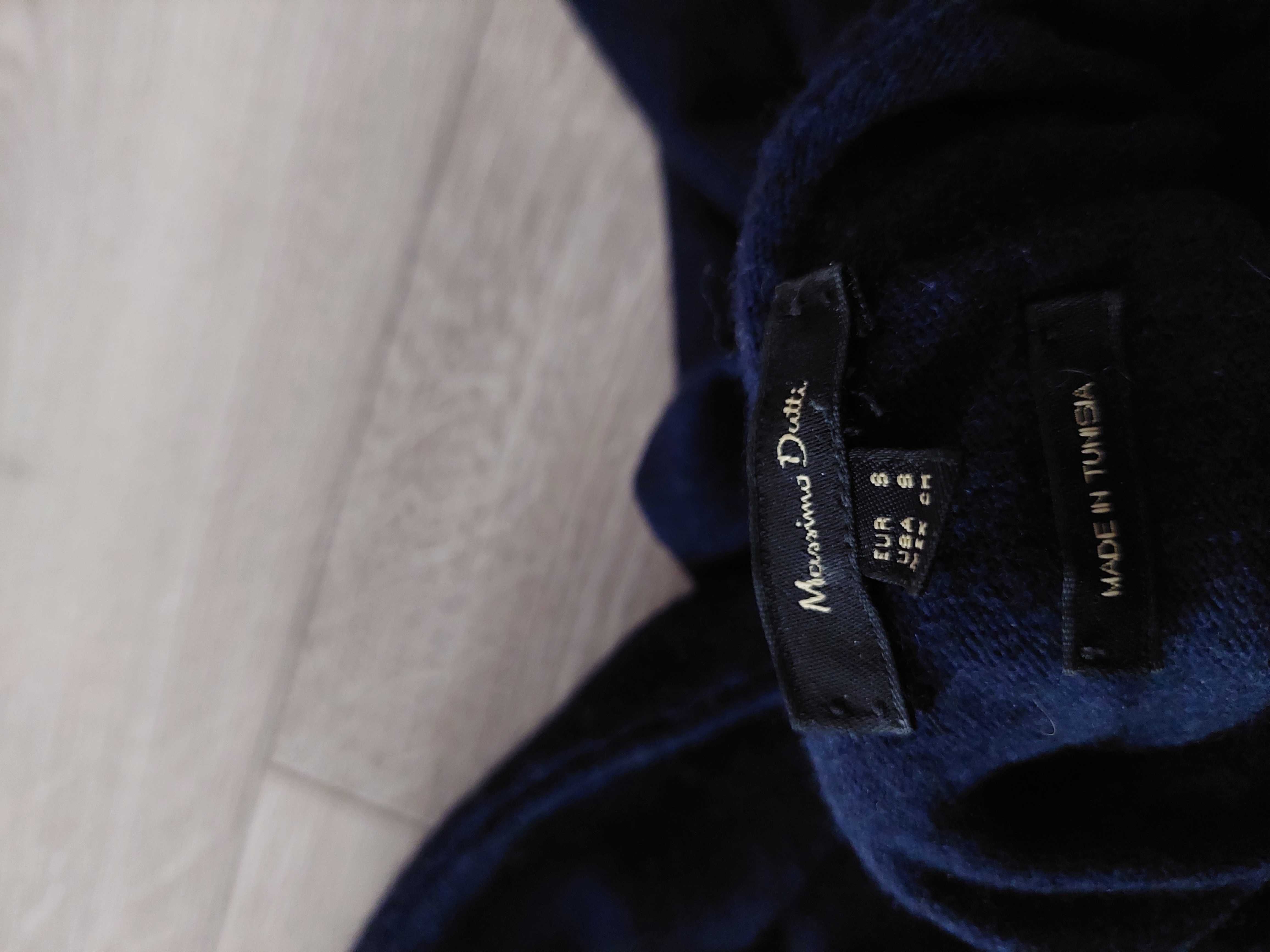 Massimo Dutti golf granatowy sweter damski rozmiar S